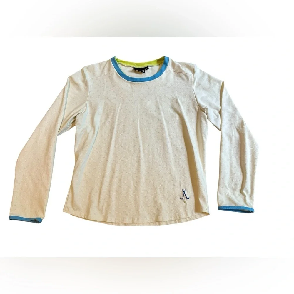 Lily’s of Beverly Hills Golf Embroidered Shirt Womens Size L - Picture 1 of 9